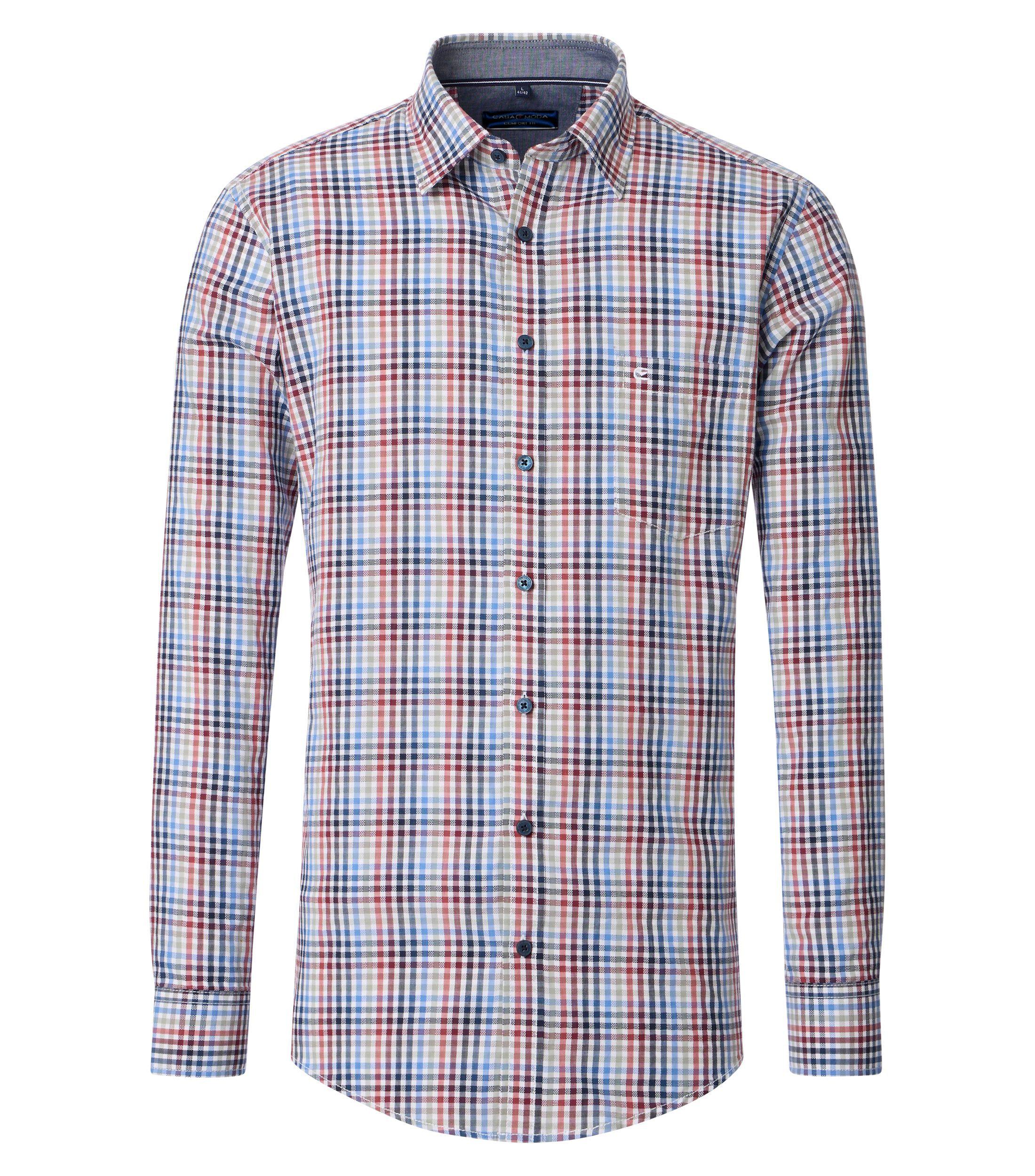 Freizeithemd M Comfort Fit - Rot