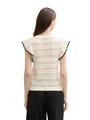 Pullunder mit Volants XL Regular Fit - Off White
