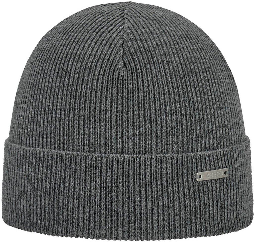 ARECO Herren Mütze Beanie - in Grau