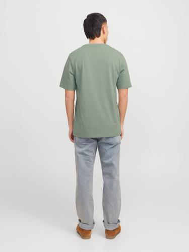 JJTEX TEE SS CREW NECK L Normal geschnitten - Iceberg Green