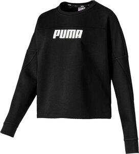 PUMA Damen Sweatshirt NU-TILITY Cropped Crew Sweat S in Schwarz