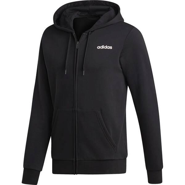 ADIDAS Herren Kapuzensweat Essentials Linear French Terry S in Schwarz