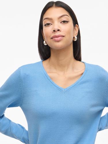 VIRIL V-NECK L/S KNIT TOP - NOOS L Normal geschnitten - All Aboard