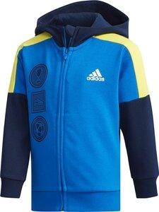 ADIDAS Kinder Fitted Kapuzenjacke 116 in Blau