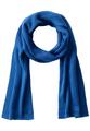 Strickschal aus Organic Cotton OS - True Blue