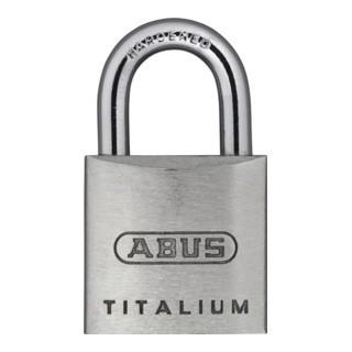 Abus Zylindervorhangschloss 64TI/20 Schlosskörper-B.20mm Titalium versch.-schl.ABUS