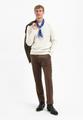 Pullover Crewneck Solid Waffle Knit XL Regular Fit - Kit