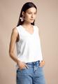 Blusentop mit Frills 42 - White