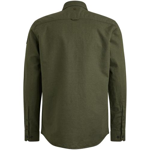 Cotton/linen laurence M Regular Fit - Olive Night