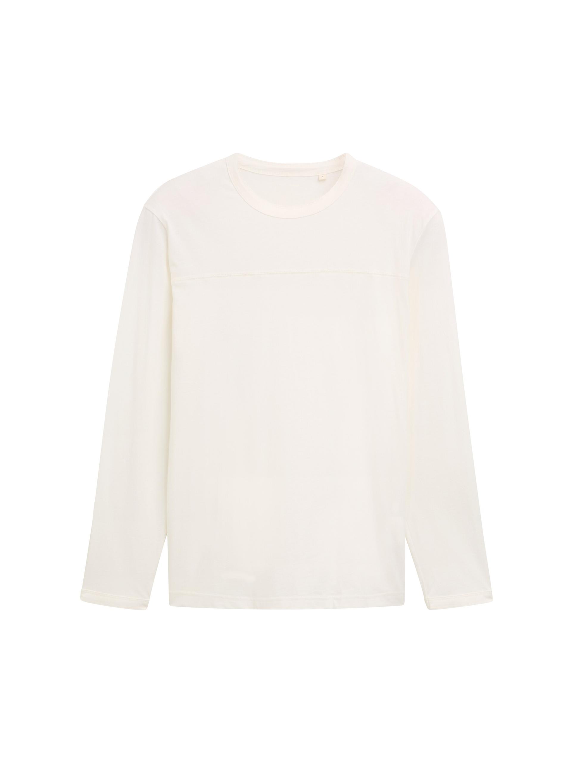 Langarmshirt mit Bio-Baumwolle XL Regular Fit - Off White