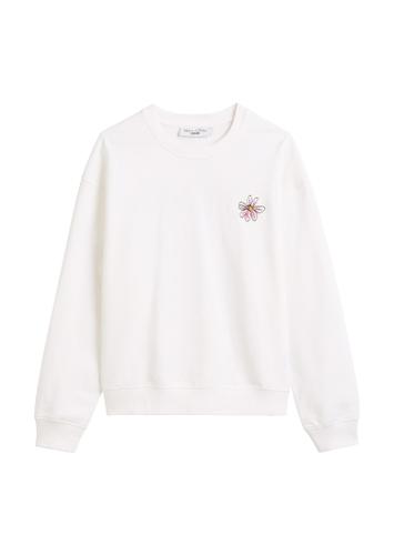 Sweatshirt oversized S Oversized - Silky White
