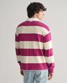 Heavy Rugger mit Blockstreifen XL - Beautyberry Purple