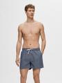 SLHCOOPER-SEERSUCKER SWIMSHORTS XXL Komfort Fit - Bering Sea