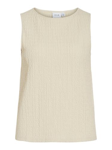 VIROMIRA O-NECK S/L TOP L Normal geschnitten - Birch