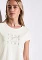 Shirt mit Wording Weiß 42