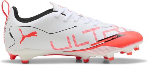 PUMA Kinder Fussball-Rasenschuhe ULTRA 5 PLAY FG/AG Jr 38 ½ in Weiß