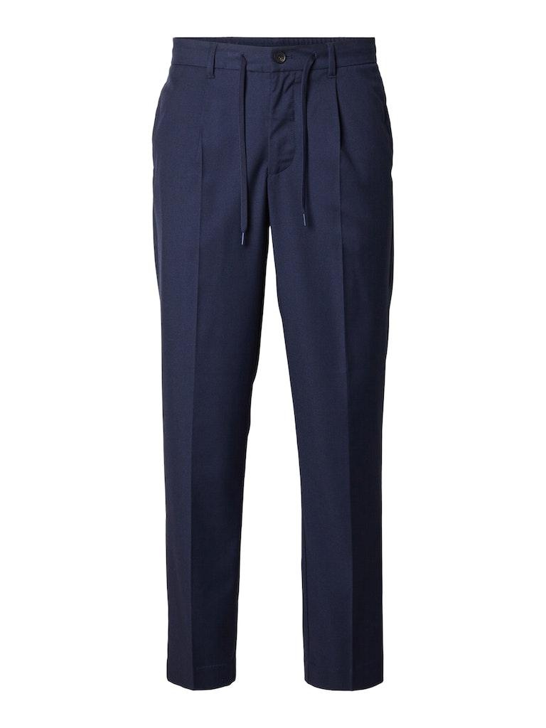 SLH190-REG TAPERED LEROY PLEAT PANT NOOS Blau L