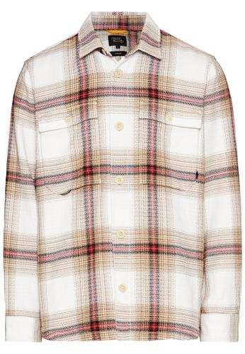 Overshirt mit seitlichen Eingrifftaschen Rot M