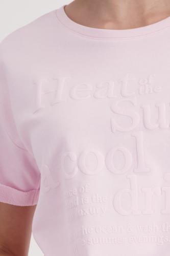 Sweatshirt mit toniger Schrift 46 - French Rose