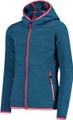 CMP Kinder Mädchen Fleecejacke mit Kapuze 140 in Blau