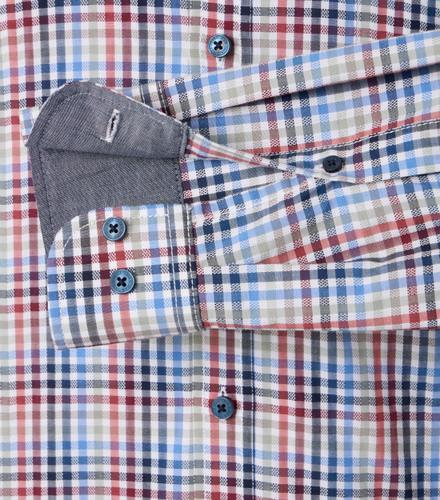 Freizeithemd M Comfort Fit - Rot