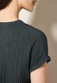 Strukturbluse L - Slate Khaki