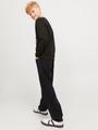 JJICHRIS JJORIGINAL SQ 041 JNR 146 Locker geschnitten - Black Denim
