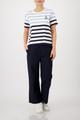 T-Shirt mit Streifen 38 - Marine Ringel