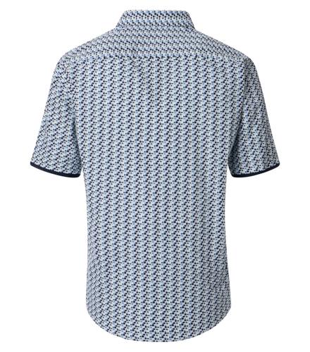 Freizeithemd Kurzarm XL Casual Fit Short - Blau