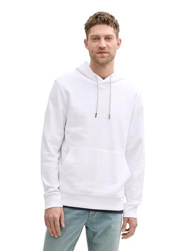 Hoodie Sweatshirt aus Baumwolle XL Regular Fit - White