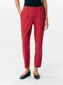 OBJLISA SLIM PANT NOOS 44 Gerade geschnitten - Karanda Red