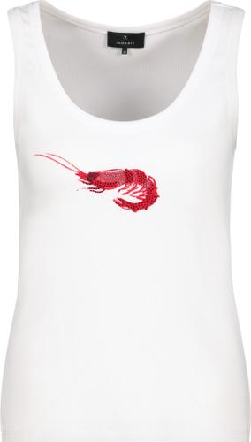 Top mit Shrimp-Print 36 - Cream
