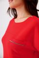 Sweatshirt mit Brusttasche 38 - Red