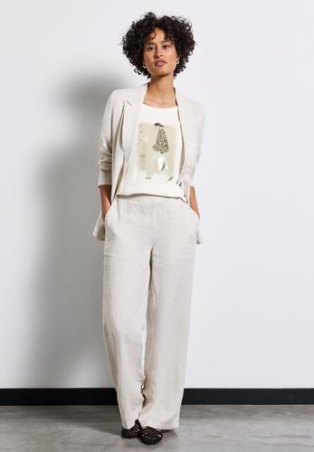 Softes Shirt mit Print Weiß 38