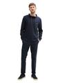 Snood Langarmshirt mit Brusttasche XXL Regular Fit - Sky Captain Blue Stripy Inject
