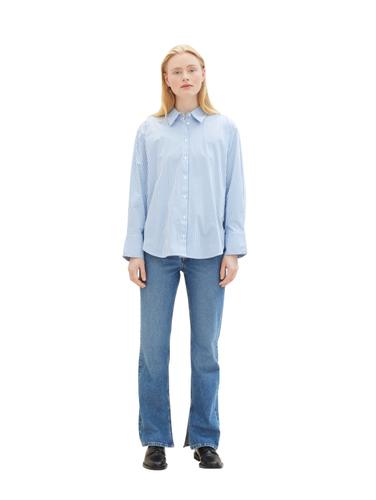 Loose Fit Hemd mit Streifen XL Loose Fit - Blue White Strripe