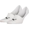 PUMA Herren Socken FOOTIE 2P UNISEX 43-46 in Weiß