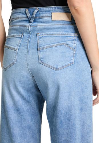 High Waisted-Jeans 44 Figurumspielend - Light Blue Denim