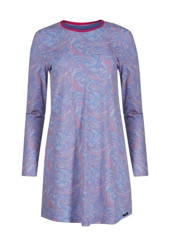 Skiny Damen Sleepshirt langarm Night In Skiny 03 36 - Iced Storm