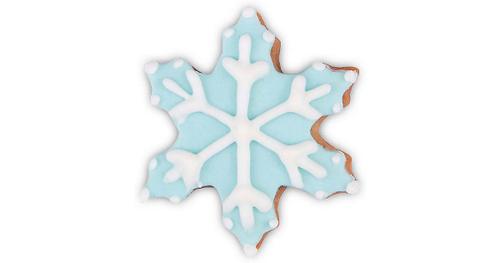Ausstecher "Eiskristall", 4cm silber