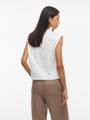 VINAYLA O-NECK S/L TOP Weiß S