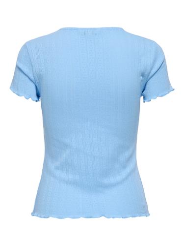ONLCARLOTTA S/S TOP JRS NOOS L Enger Schnitt - Open Air