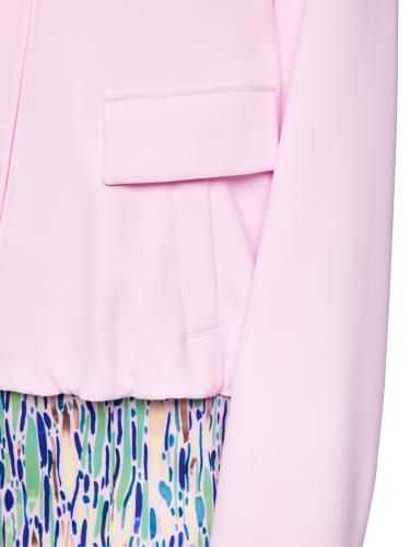 Jacke mit kleinem Stehkragen 40 - Pink Tulle