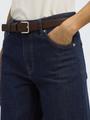 SLFSTRAIGHT BEA-KORI MW JEANS NOOS 25/32 Gerade geschnitten - Dark Blue Denim