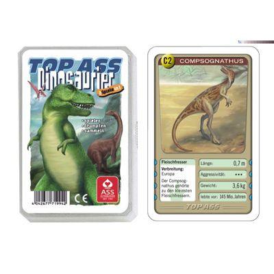ASS Altenburger Spielkarten - TOP ASS Quartett Dinosaurier