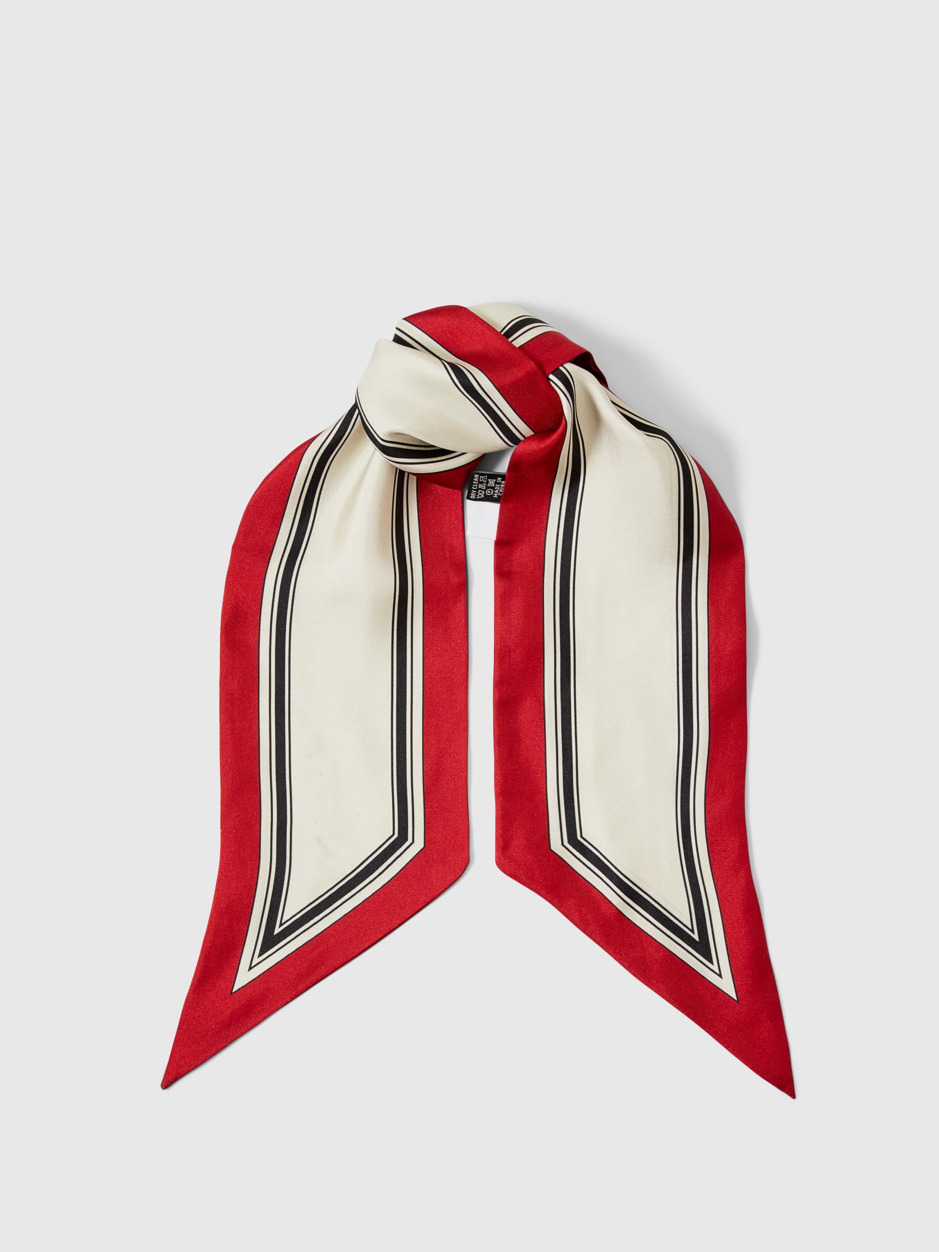 SLFSIV NARROW SCARF ONE SIZE - Equestrian Red