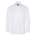 Cover Shirt Twill Langarm 43/Langarm - 65cm MODERN FIT - Weiß