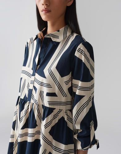 Printkleid "Werano Lane" - Blau / 36