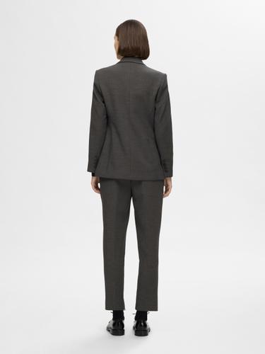 SLFRITA LS CLASSIC BLAZER DGM NOOS 34 Normal geschnitten - Dark Grey Melange