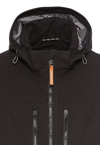 TeXXXactive® Windbreaker mit abnehmbarer Kapuze Schwarz 56
